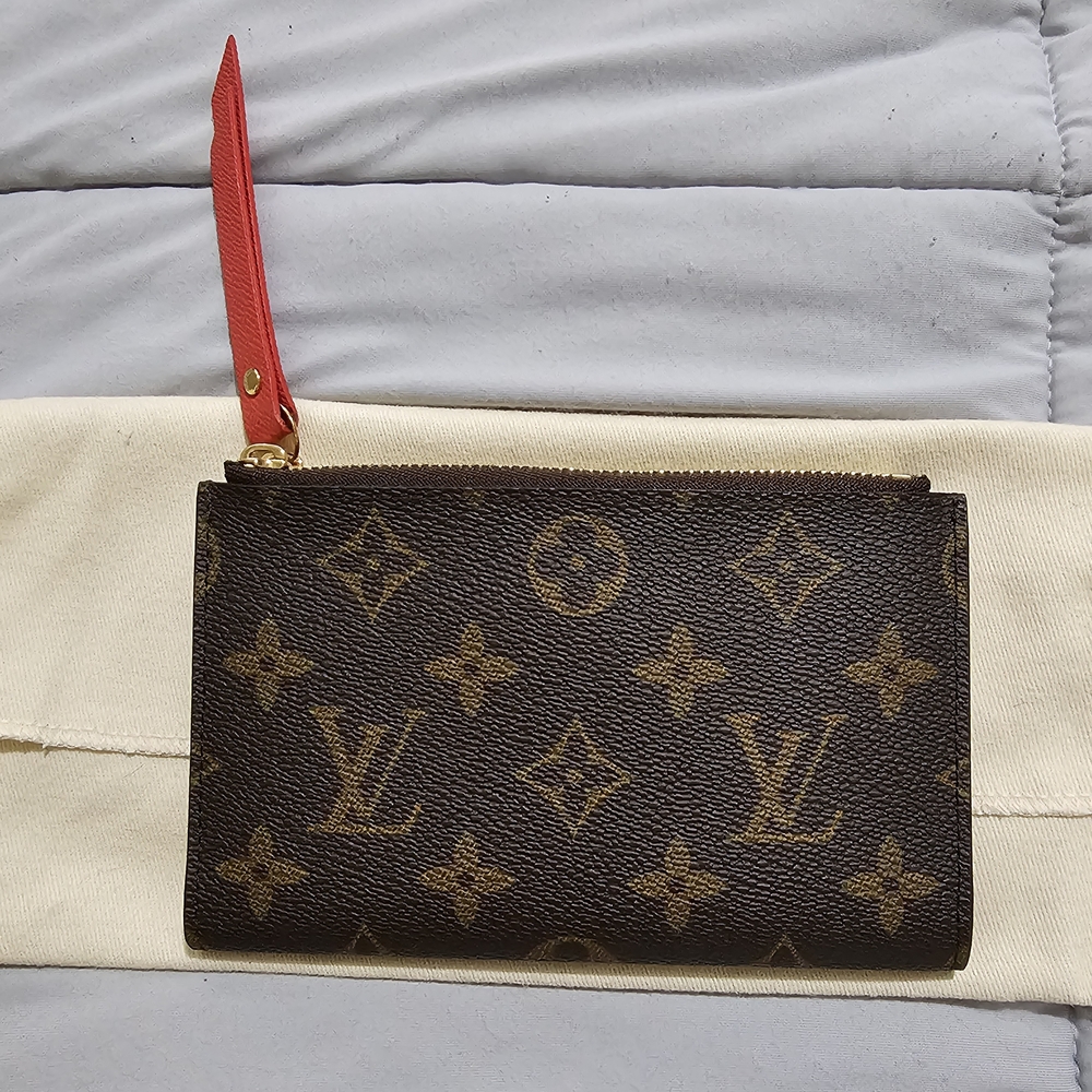 Inspired Monogram Brown Pouch